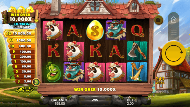 Beanstalk Bonanza interface