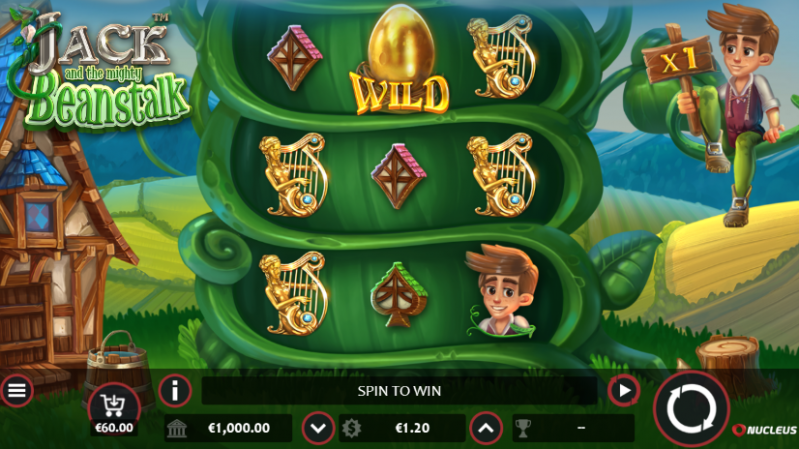 Jack And The Mighty Beanstalk interface