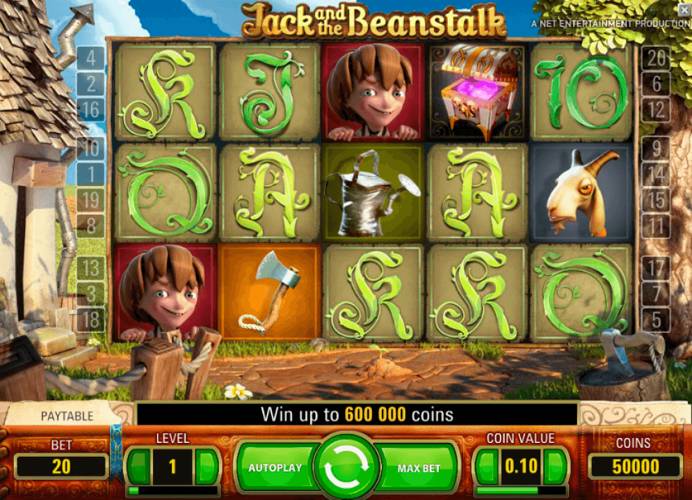 Jack and the Beanstalk interface